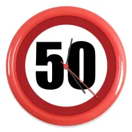 Zegar okrągły - 50 urodziny / rocznica
