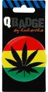 Przypinka Kukartka - Rastafarian