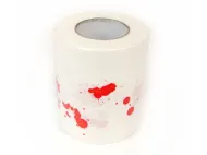 Papier toaletowy z plamami krwi