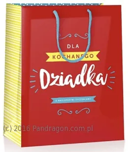Torebka Pan Dragon M - Dla kochanego Dziadka