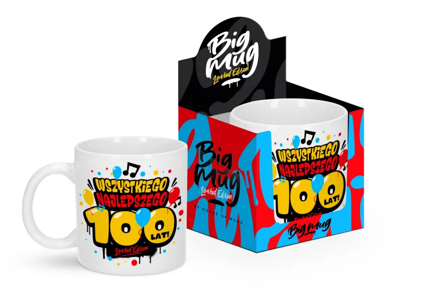 Kubek Big Mug - Wszystkiego najlepszego 100 lat