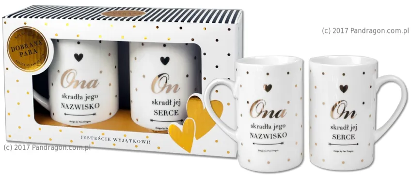Kubki dobra para - Ona skradła jego nazwisko / On skradł jej serce