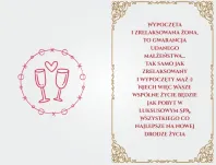 Karnet JCX - Najlepsze życzenia z okazji Waszego Ślubu - podstawą udanego małżeństwa jest ..... - 2