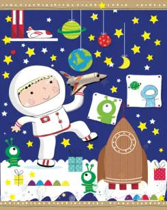 Torebka Kukartka XL - Astronauta