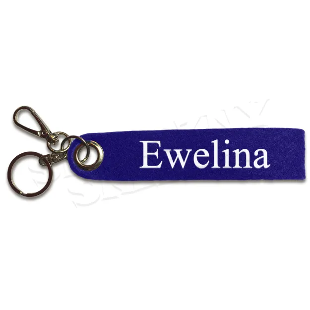 Brelok filcowy z imieniem - Ewelina