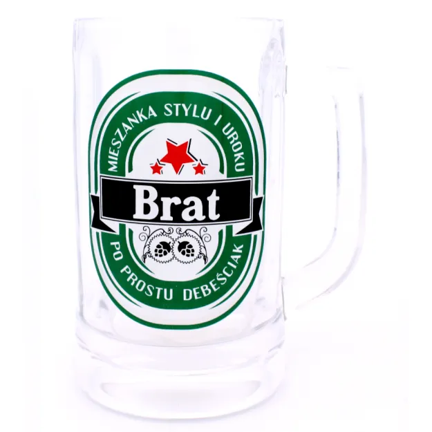 Kufel 0.3L - Brat Mieszanka stylu i uroku po prostu debeściak