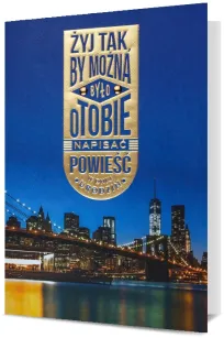 Karnet HM - W dniu urodzin. Żyj tak by można było napisać o Tobie powieść