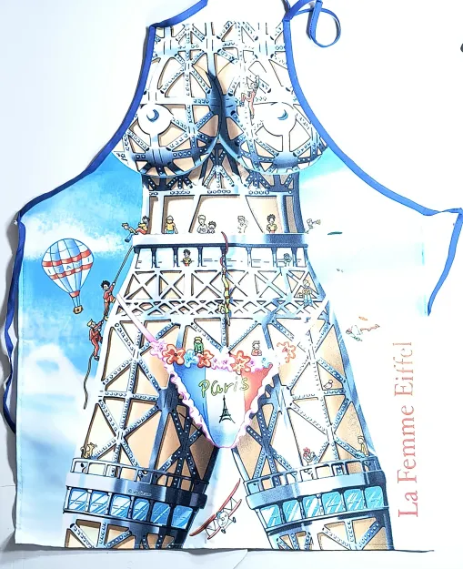 Fartuszek - La femme Eiffel