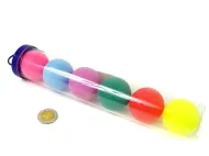 Piłeczki do ping ponga tubie 6 szt kolor