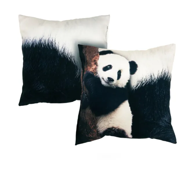 Poduszka obustronna śr. - Egzotic - Panda