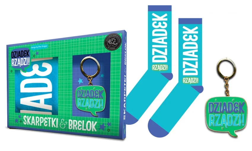 Skarpety + brelok - Dziadek rządzi