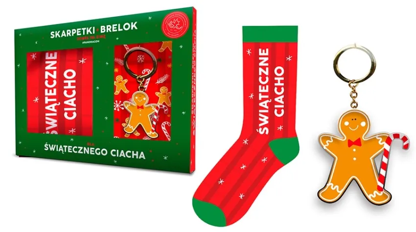 Skarpety + brelok - Świąteczne Ciacho