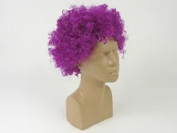 Peruka afro kolor - Fiolet