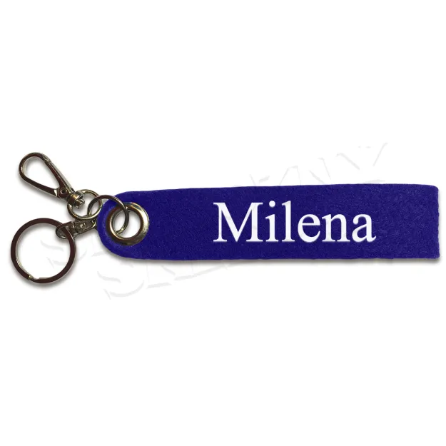 Brelok filcowy z imieniem - Milena
