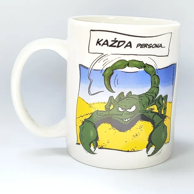 Kubek Kukartka - Każda persona lubi skorpiona