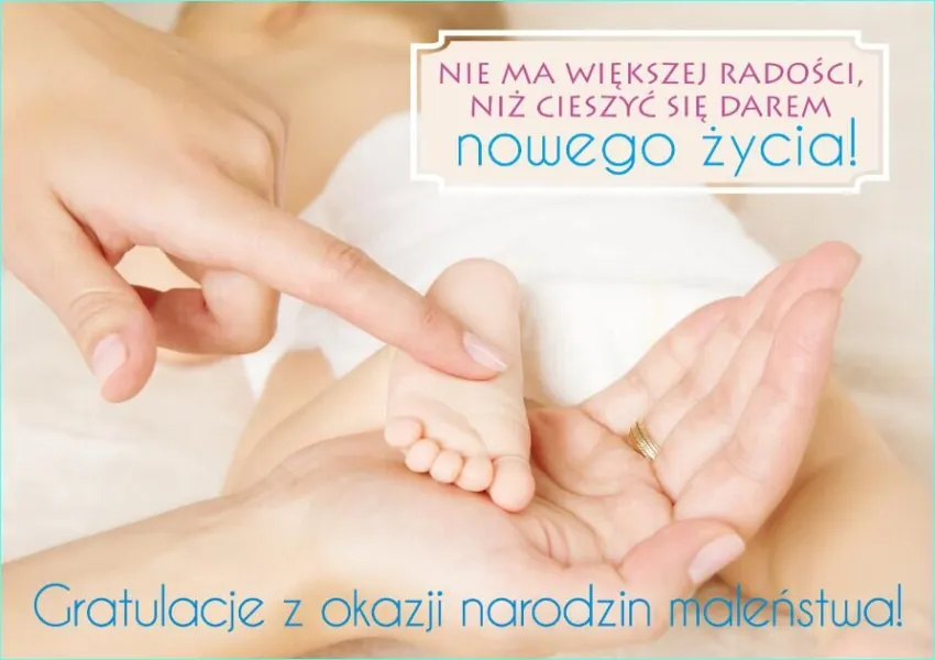 Karnet 3D - Gratulacje z okazji narodzin maleństwa