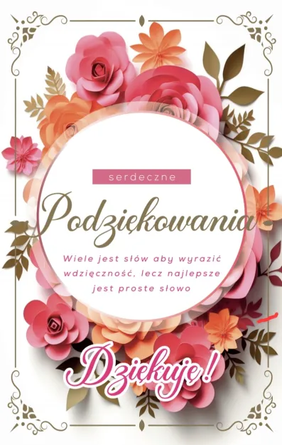 Karnet 2K - Serdeczne Podziękowania