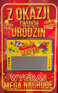 Karnet CZ + zdrapka - Z okazji Twoich urodzin, zdrap wygraj mega nagrodę