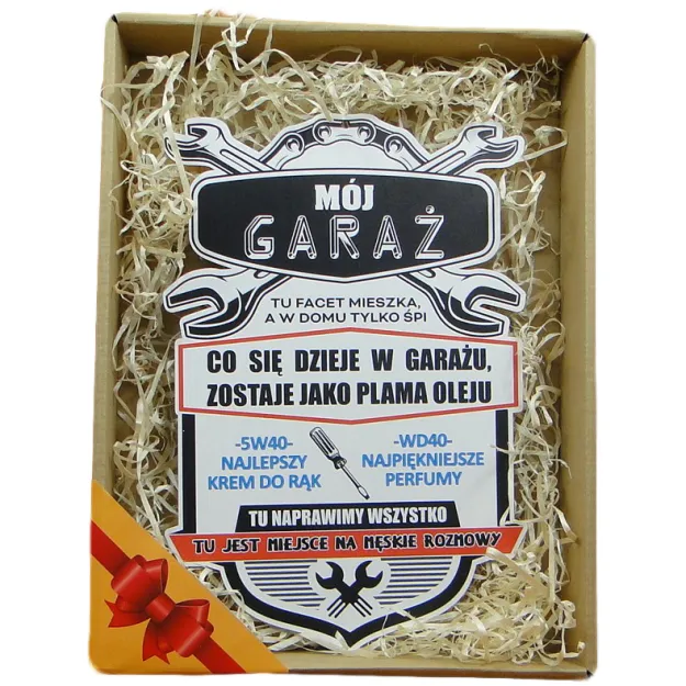 Zawieszka - Mój garaż (nadruk UV)