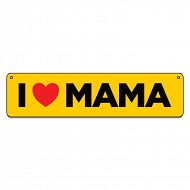 Tabliczka metalowa - I love Mama