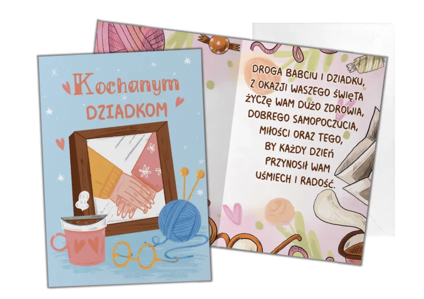 Karnet B6 - Kochanym Dziadkom