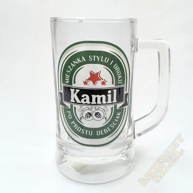 Kufel 0.3L - Kamil Mieszanka stylu i uroku po prostu debeściak