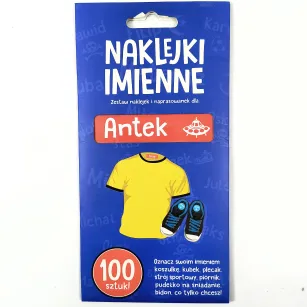 Naklejki imienne 100 szt. - Antek