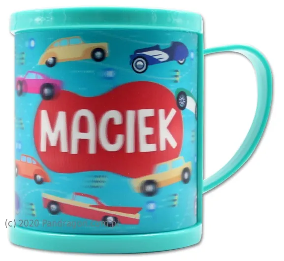 Kubek plastikowy 3D - Maciek