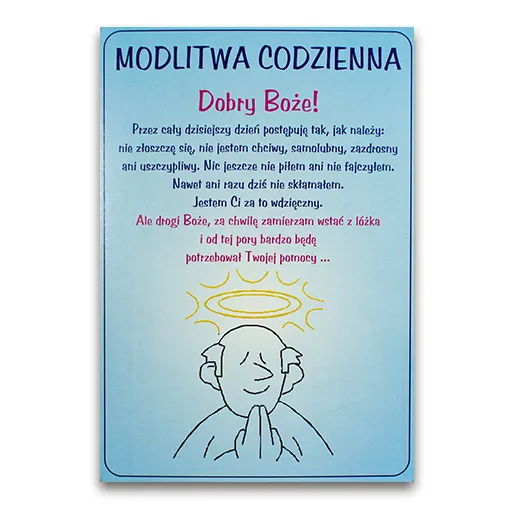 Dyplom - Modlitwa codzienna. Dobry Boże!