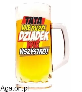 Kufel Kukartka - Tata wie dużo, Dziadek wie wszystko