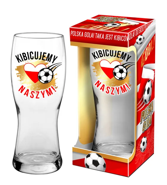 Szklanka do piwa - Kibicujemy naszym!