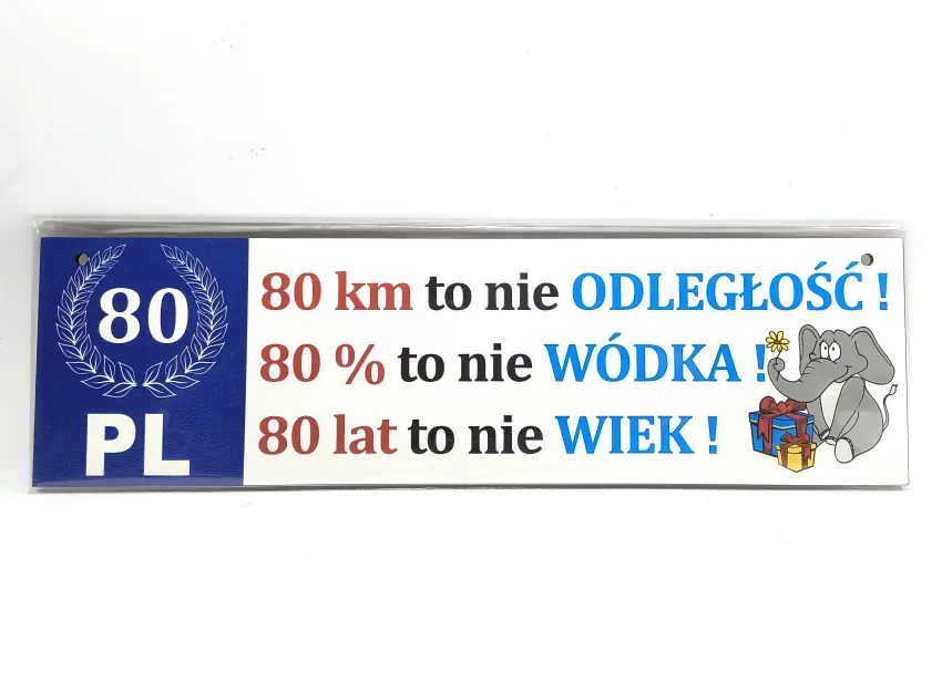 Tablica PL - 80