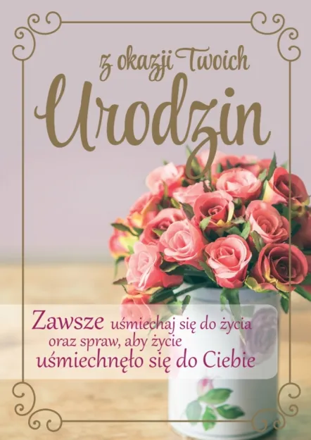 Karnet 1K - Z okazji Twoich urodzin