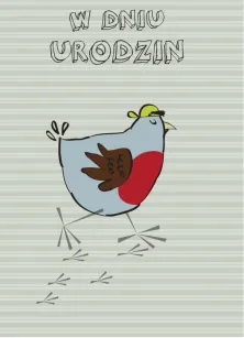 Karnet Kukartka PP - w dniu urodzin