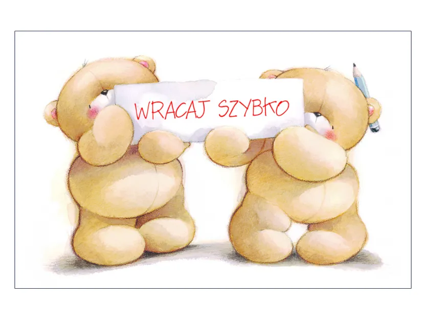 Karta kredytowa - Bardzo tęśknimy, wracaj szybko