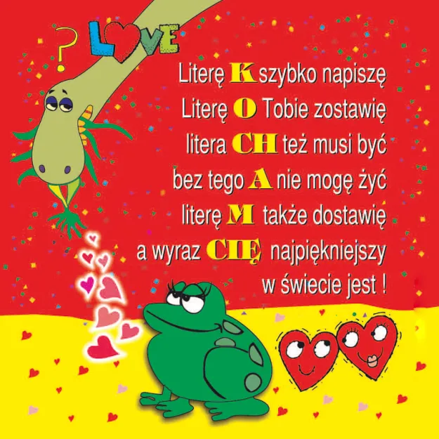 Podkładka magnetyczna - Żabka. Literę K szybko napiszę...