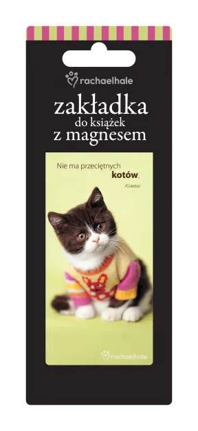 Zakładka magnetyczna do książki - Nie ma przeciętnych kotów