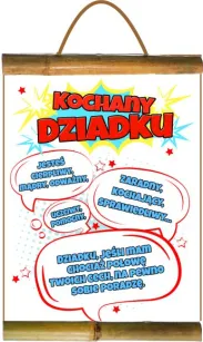 Dyplom z bambusem - Kochany Dziadku