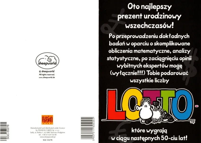 Karnet Sheepworld - Oto najlepszy prezent urodzinowy wszechczasów!