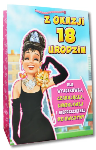 Torebka L - Z okazji 18 urodzin. Dla wyjątkowej, czarującej