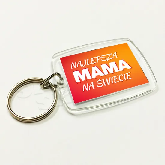 Brelok akrylowy - Najlepsza Mama na świecie