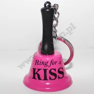Dzwonek mały, brelok - Ring for a kiss - dzwonek na pocałunek
