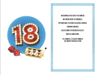 Karnet + zdrapka - Dla 18-latka. Urodzinowa loteria. - 2