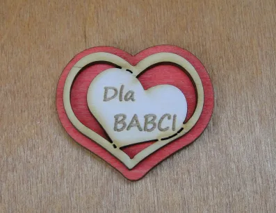 Serce z magnesem - Dla Babci