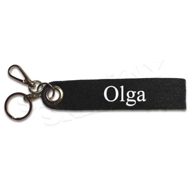Brelok filcowy z imieniem - Olga