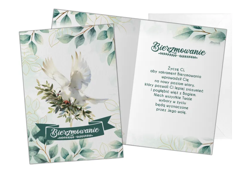 Kartka C5 - Bierzmowanie