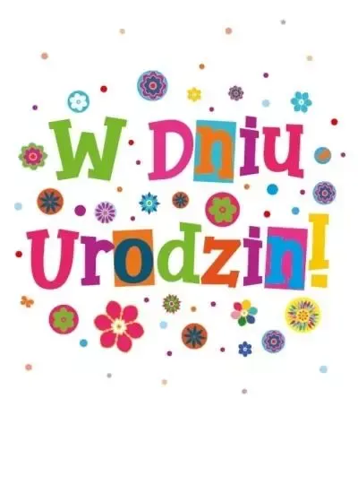 Karnet 3D z życzeniami - W dniu urodzin