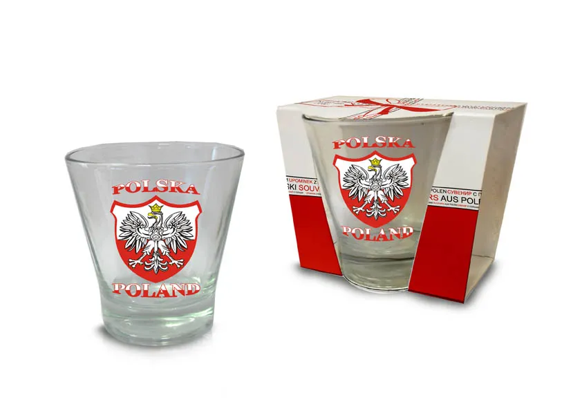 Szklanka whisky Polska - Orzeł na godle