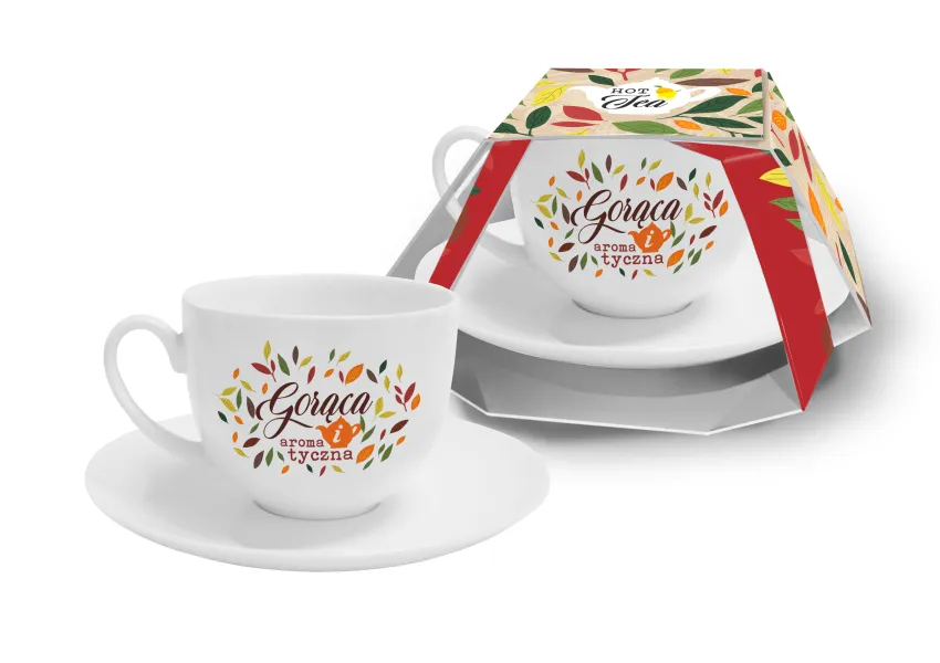 Filiżanka ze spodkiem - Gorąca i aromatyczna (220 ml)
