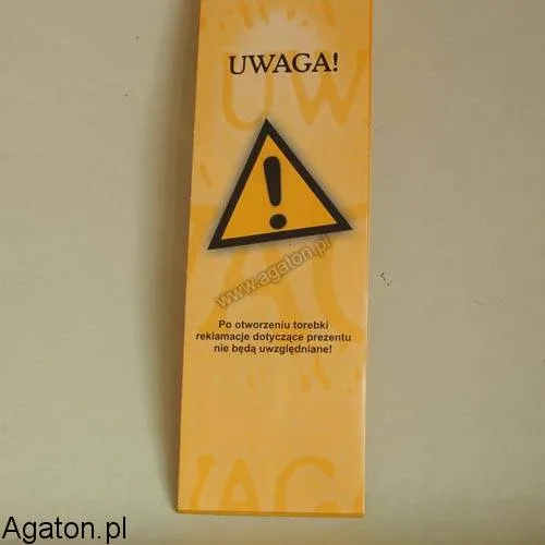 Torebka na butelkę - Uwaga - po otwarciu torebki reklamacje ...
